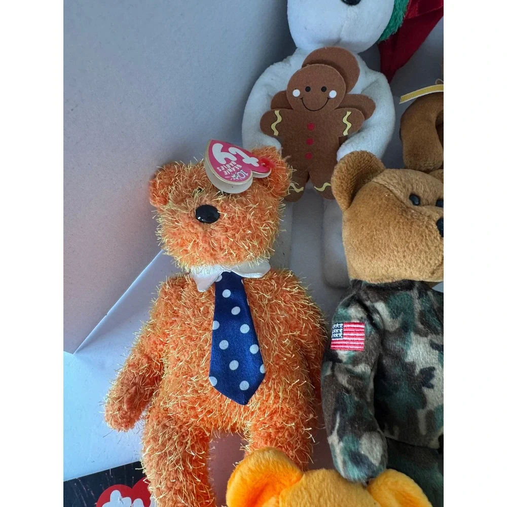 Ty Vintage Beanie‎ Babies Lot 18 Total Bears Glory 10th Anniversary 9lbs Mixed